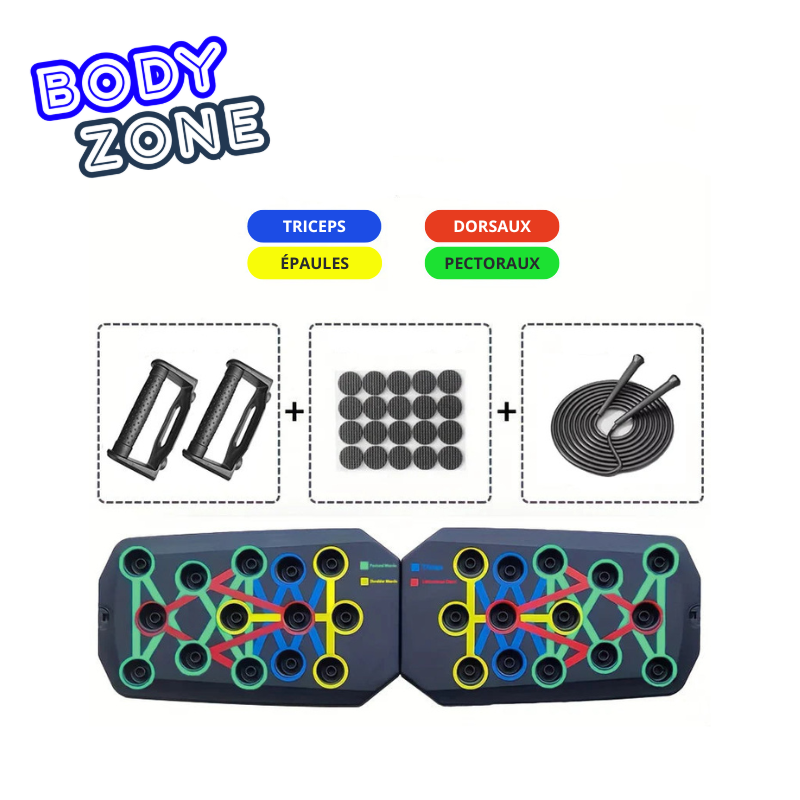Body Board - Planche de Pompes Multifonction Pliable